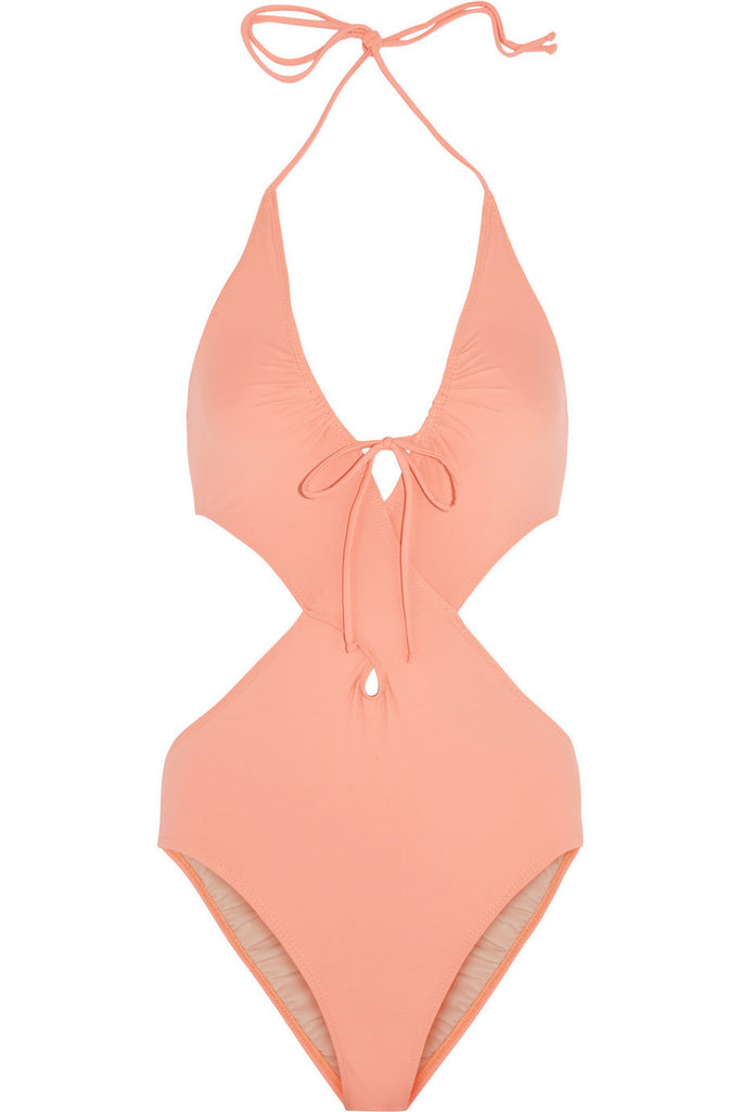 Bonifacio cutout halterneck swimsuit