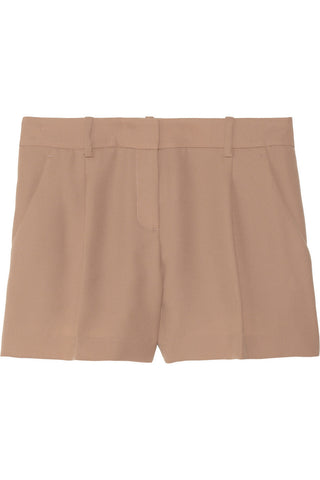 Clah pleated twill shorts